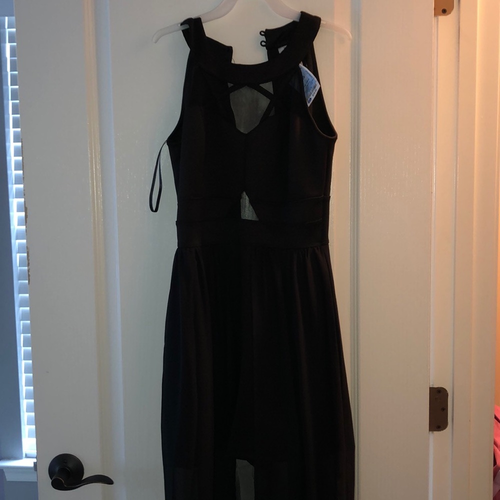 Long black dress